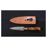 Double Edge Dagger Knife With Sheath