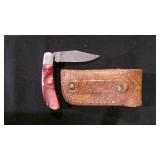 Folding Pocket knife With Sheath