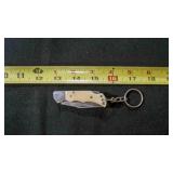 Miniature Folding Pocket Knife With Keychain