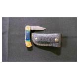 Folding Pocket Knife With Sheath