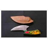 Ulu-blade Knife With Sheath