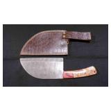 Cleaver Knife With Sheath