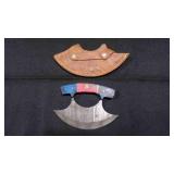 Ulu-Blade Knife With Sheath