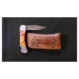 Folding Pocket knife With Sheath