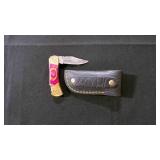 Folding Pocket knife With Sheath