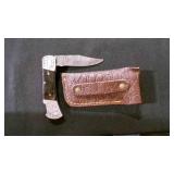 Folding Pocket knife With Sheath