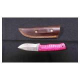 Spear Point Knife With Sheath