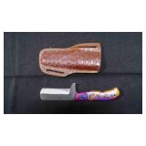 Bull Cutter Knife With Sheath