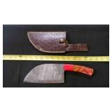 Cleaver Knife With Sheath