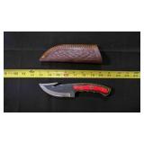Gut Hook Knife With Sheath