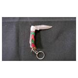 Miniature Folding Pocket Knife With Keychain