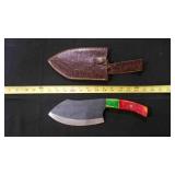 Cleaver Knife With Sheath