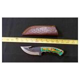 Gut Hook Knife With Sheath