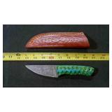 Straight Back Knife With Sheath