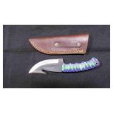 Gut Hook Knife With Sheath
