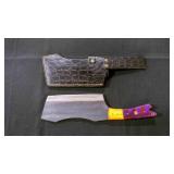 Cleaver Knife With Sheath