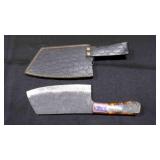 Cleaver Knife With Sheath