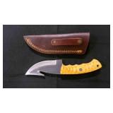 Gut Hook Knife With Sheath