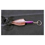 Miniature Modified Knife With Sheath & Keychain