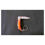 Miniature Folding Pocket Knife With Keychain