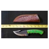 Gut Hook Knife With Sheath