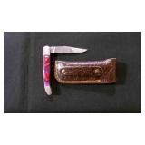 Folding Pocket knife With Sheath