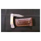 Folding Pocket knife With Sheath