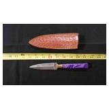 Double Edge Dagger Knife With Sheath