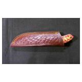 Straight Back Knife With Sheath