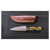 Leaf Shape Knife With Sheath