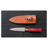 Double Edge Dagger Knife With Sheath