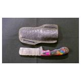 Bull Cutter Knife With Sheath