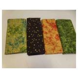 4 1-Yard Pieces of Cotton Fabric