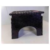 Small Black Plastic Folding Step Stool