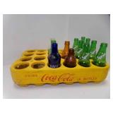 Vintage Yellow Plastic Coca-Cola Bottle Crate