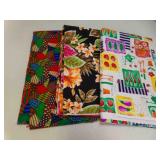 3) 3-Yard Pieces of Cotton Fabric SEE PICS 4