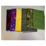 6 ï¿½-Yard Pieces of Cotton Fabric