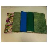 5 1ï¿½-Yard Pieces of Cotton Fabric
