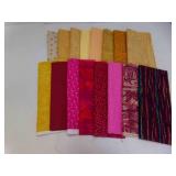 16 Fat Quarter Pieces of Cotton Fabric