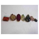 7 Rock Necklace Pendants