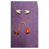 2 Vintage Sweater Guards - Good Sam Club & Gold