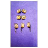 Ladies Vintage Amber Cameo Cufflinks 2 Styles