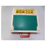 1972 Fischer Price School Days Play Desk Green
