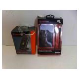 Black Web Wireless Charging Stand & Bluetooth