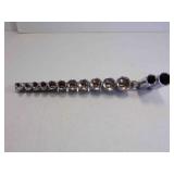 Popular Mechanics Chrome Vanadium Sockets on Metal