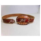 Vintage Hand Painted Hand Tooled Kenny Rogers