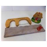 Okie Chain Saw Humorous - Piece of Wood "NO" for