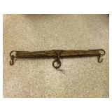 Antique Wooden Singletree Swingle Tree Horse