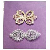 Gold & Silver Tone Belt Buckles for Elastic Belts