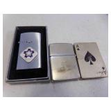 Ace of Spades Refillable Butane Lighter & Barlow